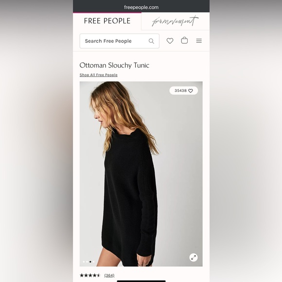 Free People Ottoman Tunic black size M - Picture 2 of 11